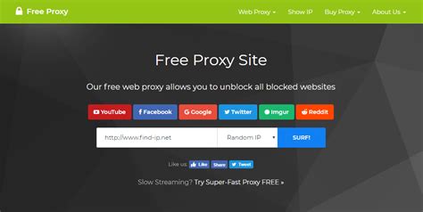 Free web proxy